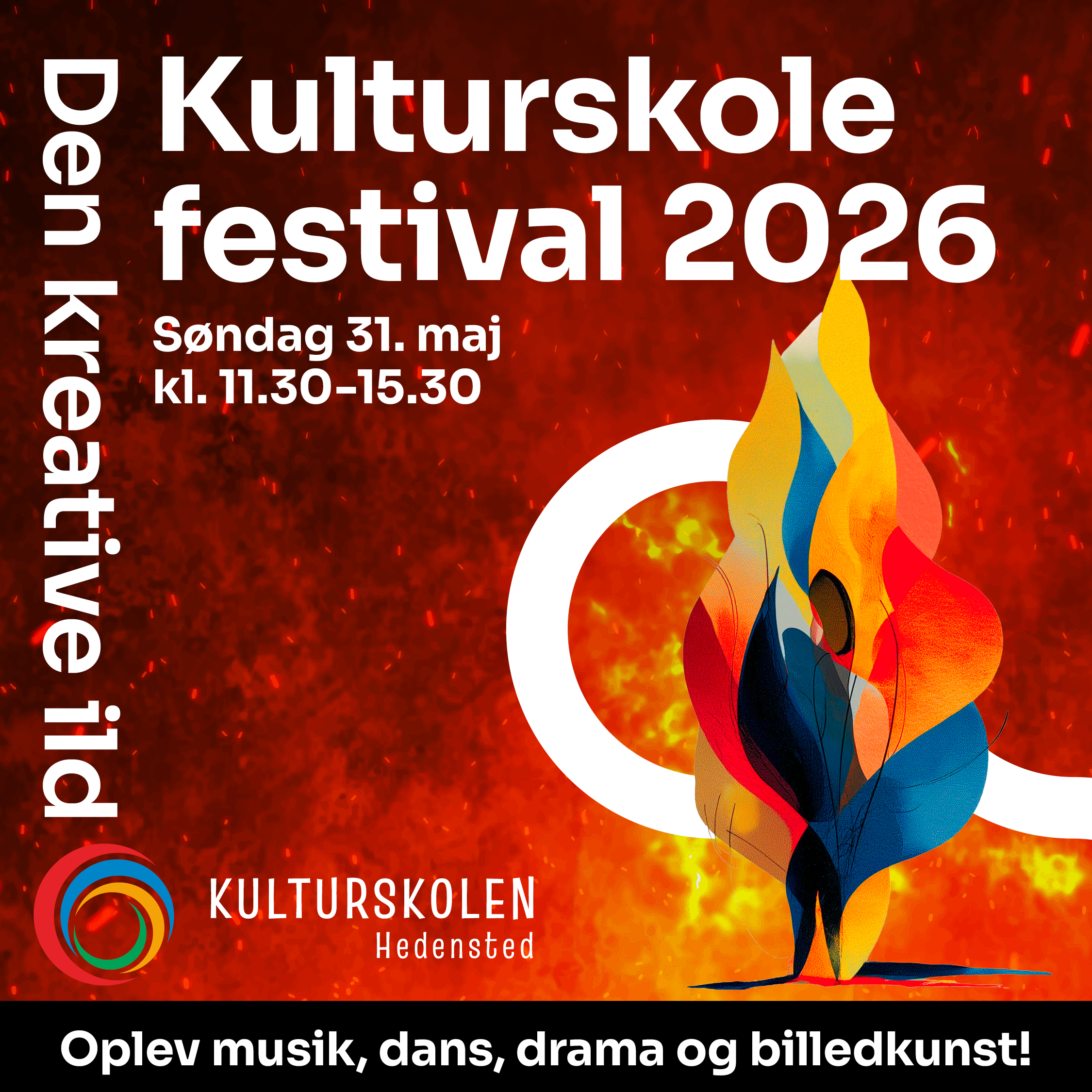 Den kreative ild - årets festivalplakat