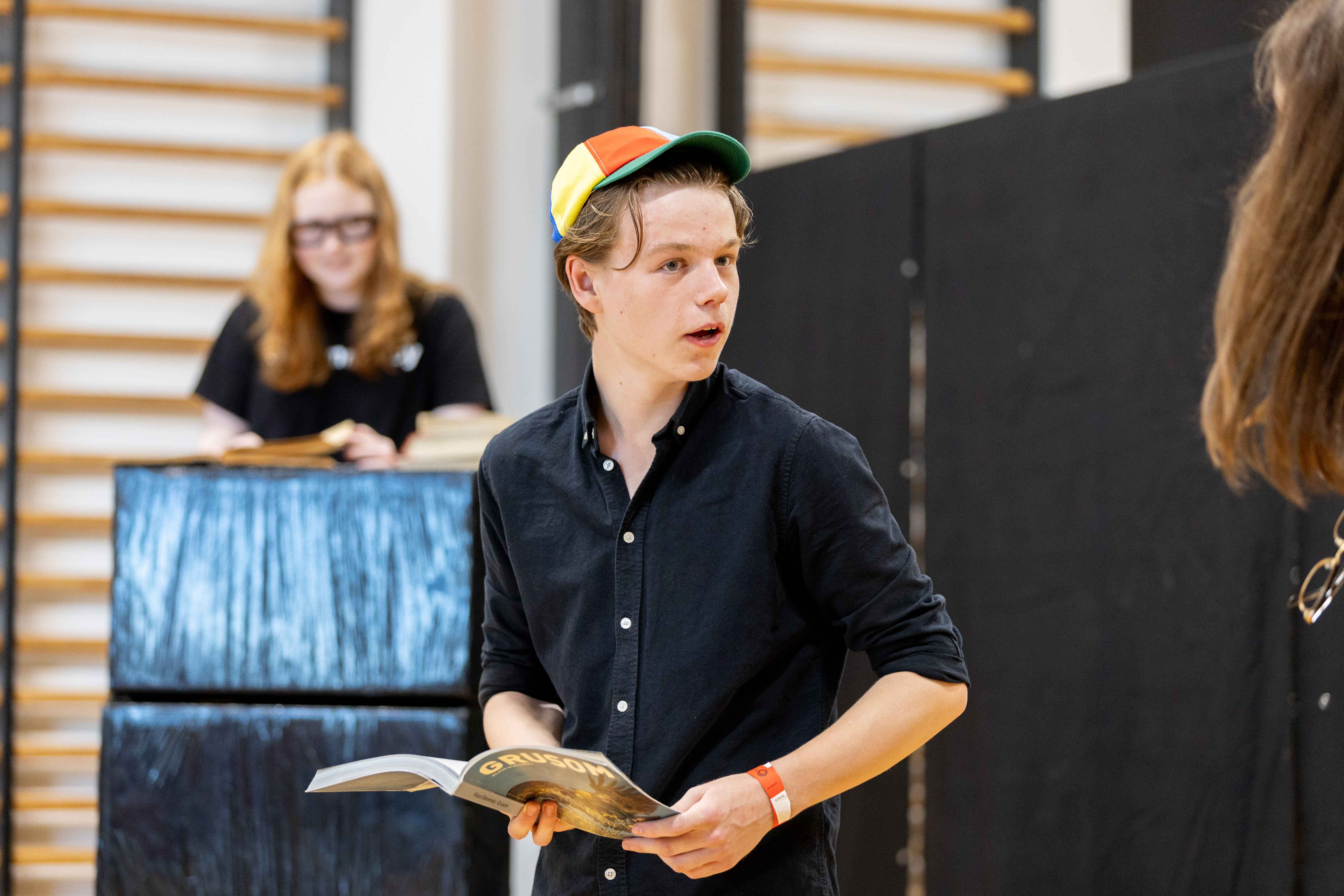 dramaelever laver fremvisning