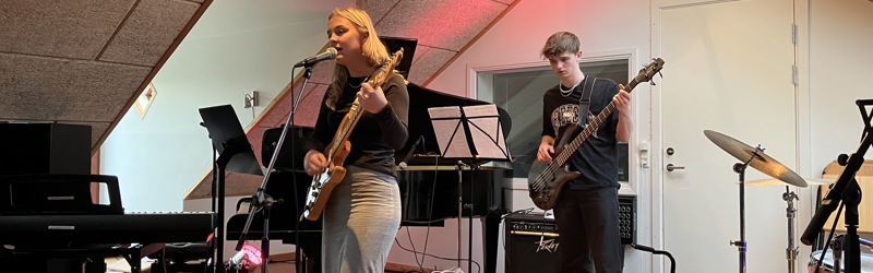 koncert med musikelever rytmeloftet